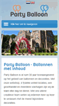 Mobile Screenshot of partyballoon.nl